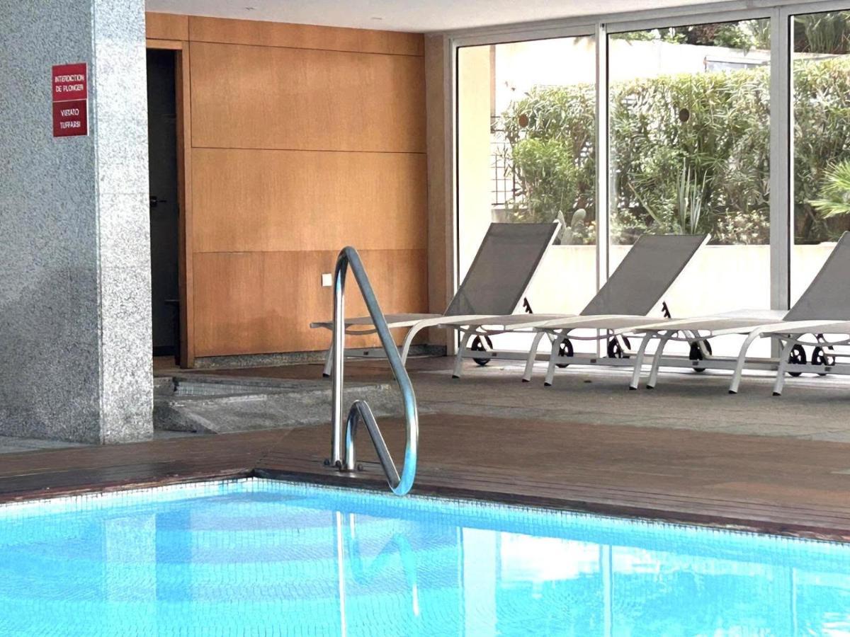 Le Victoria, Elegant T2 Au Bord Des Plages, Piscine, Sauna Menton Exterior foto